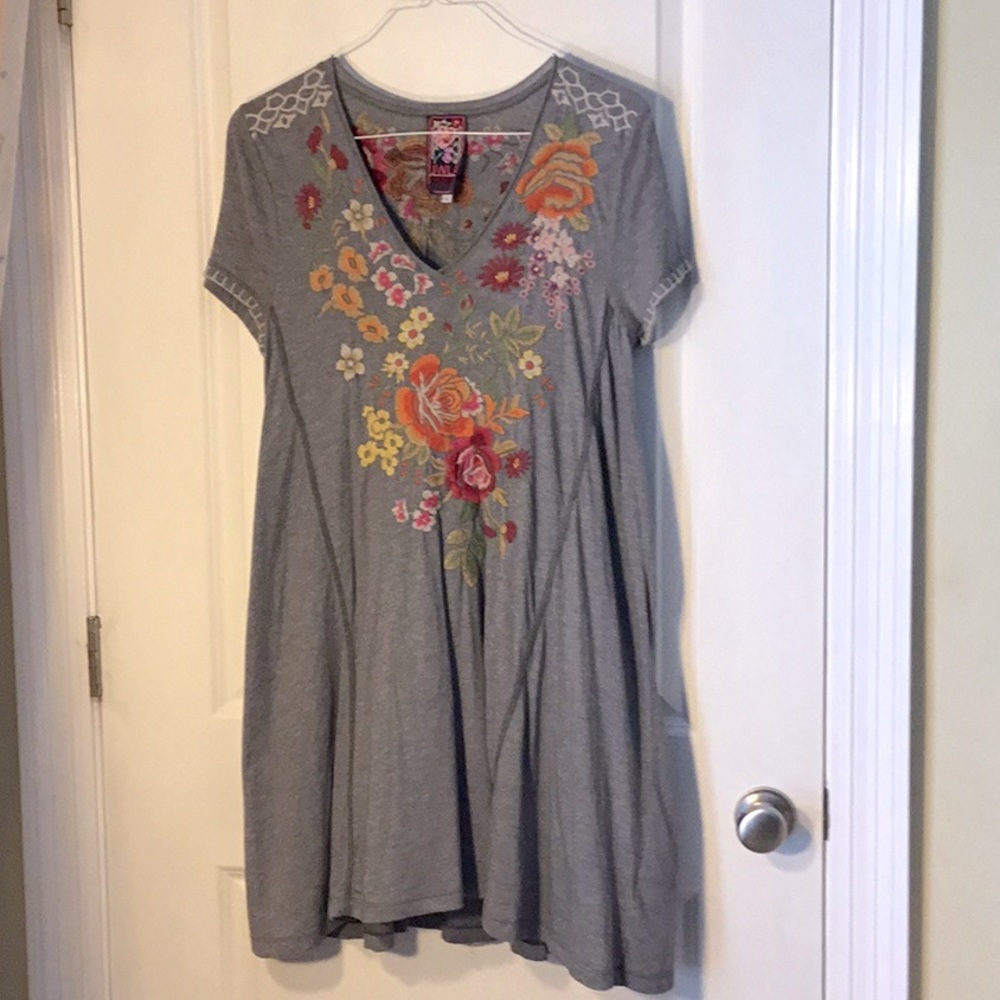 Johnny Was embroidery dress